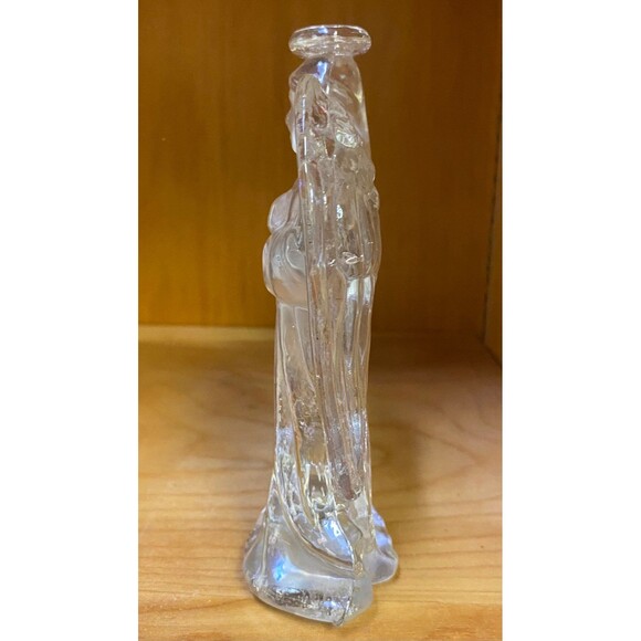 Vintage Praying Angel Iridescent Glass Opalescent Figurine - Picture 4 of 5